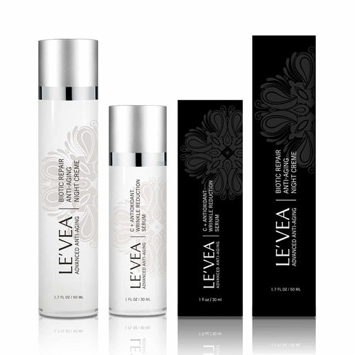 Crema Reparadora de Noche + Sérum Vitamina C