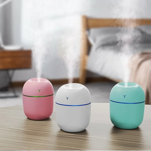 Humidificador Ultrasónico USB con Difusor de Aromas LED