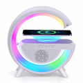 Altavoz Inalámbrico con Lámpara RGB, Reloj y Cargador