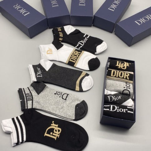 Calcetines Dior – Pack 5 pares con Caja