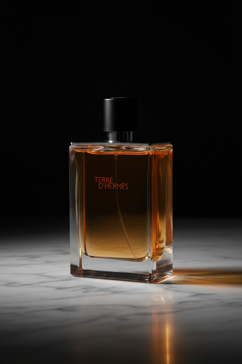 Terre d'Hermès - Mármol con luz lateral cálida