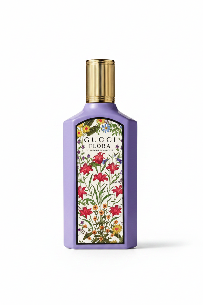 Gucci Flora Gorgeous Magnolia - fondo blanco