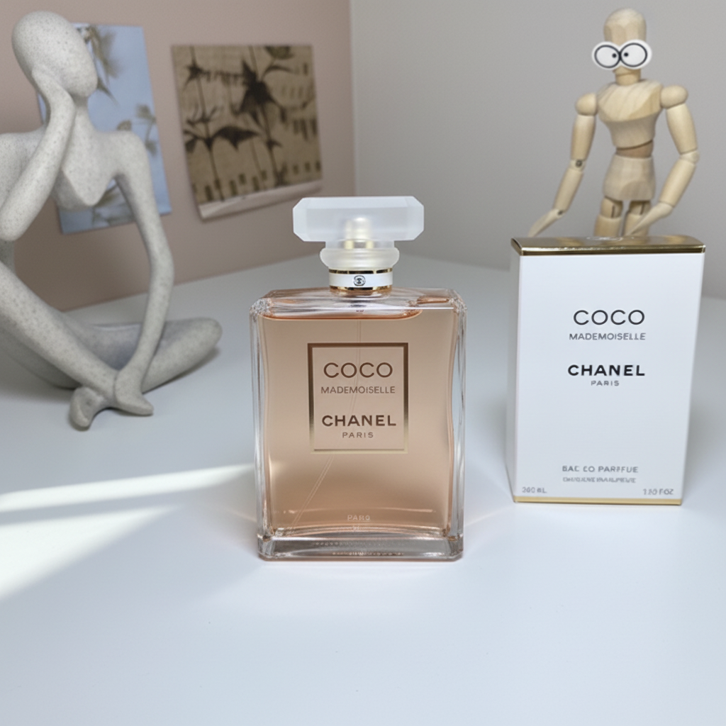 Chanel Coco Mademoiselle - Con caja dorada fondo original